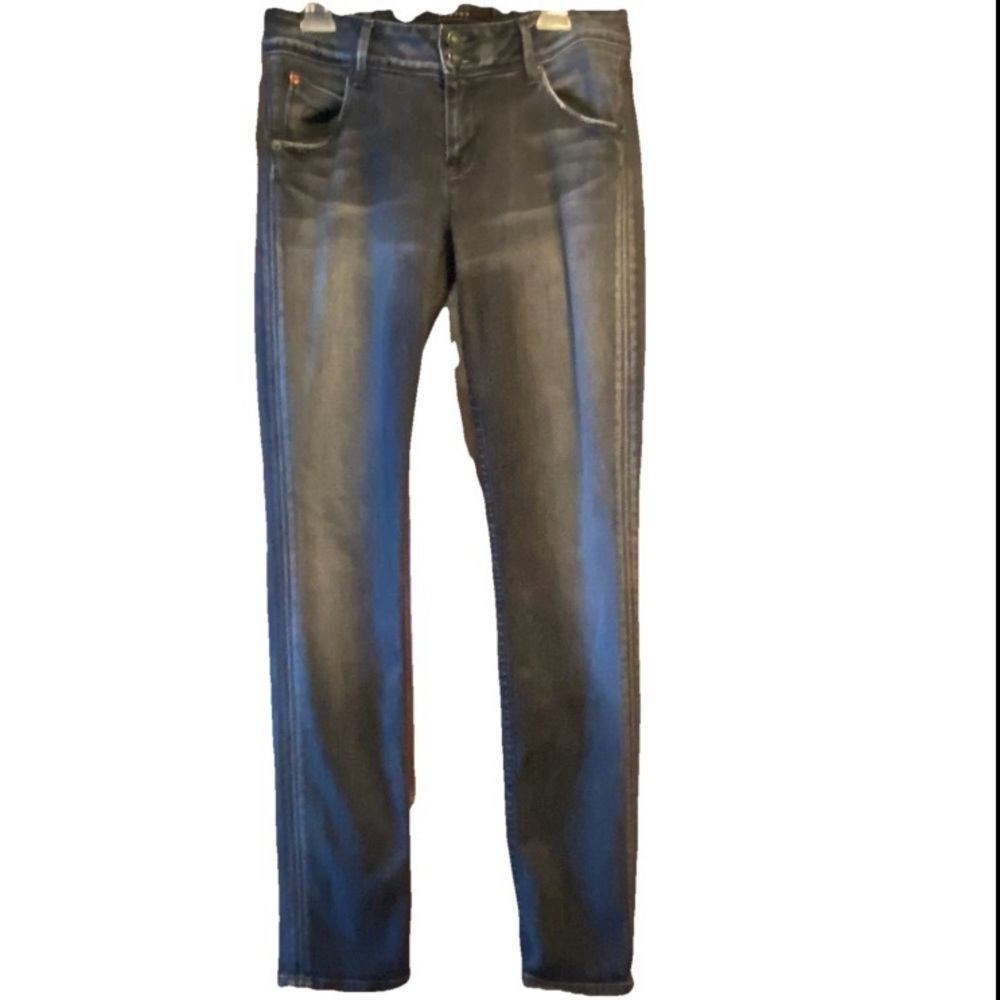 Hudson Distressed Classic Dark Blue Wash Women's Jeans Size 29 Made in USA
